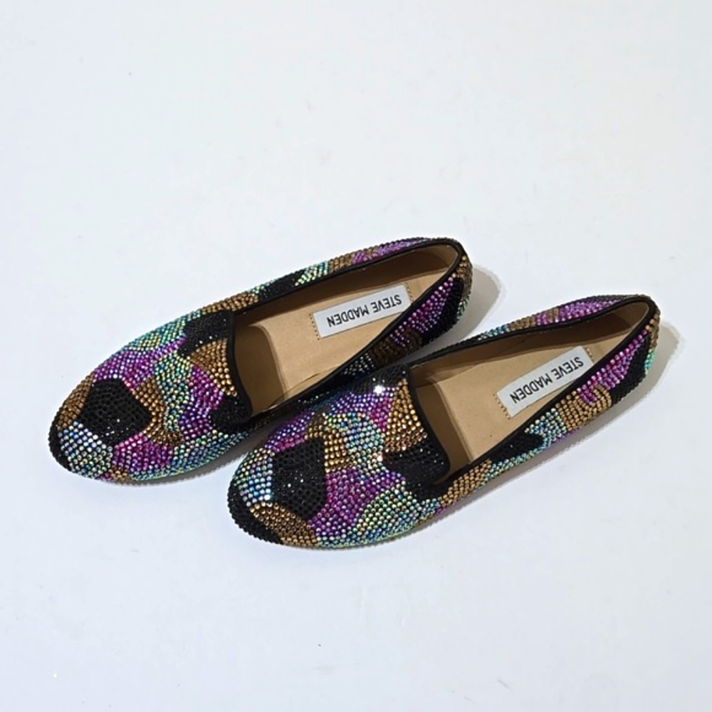 Steve Madden Women's Conncord Rhinestone Flats